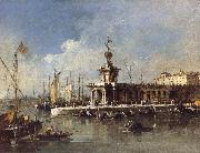 The Punta della Dogana Francesco Guardi